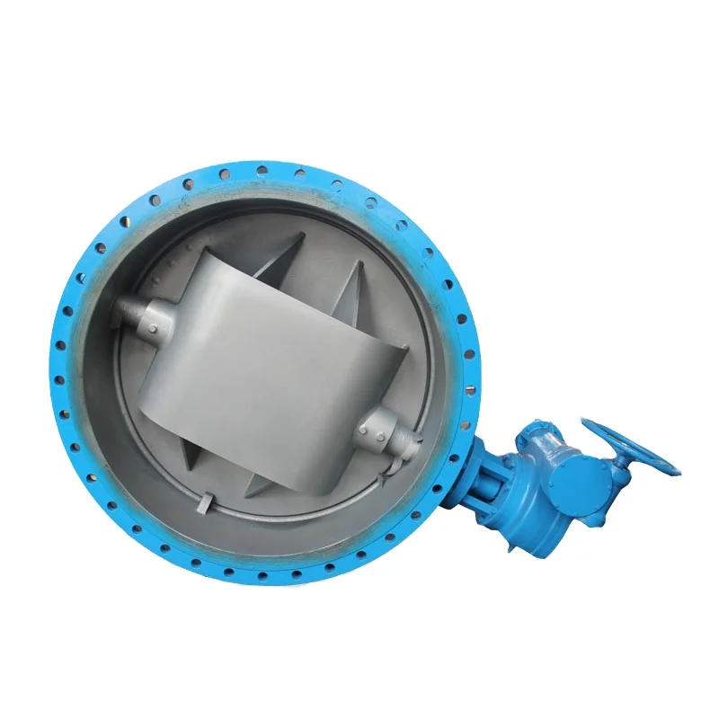 Triple offset economic price  hand operated butterfly valve