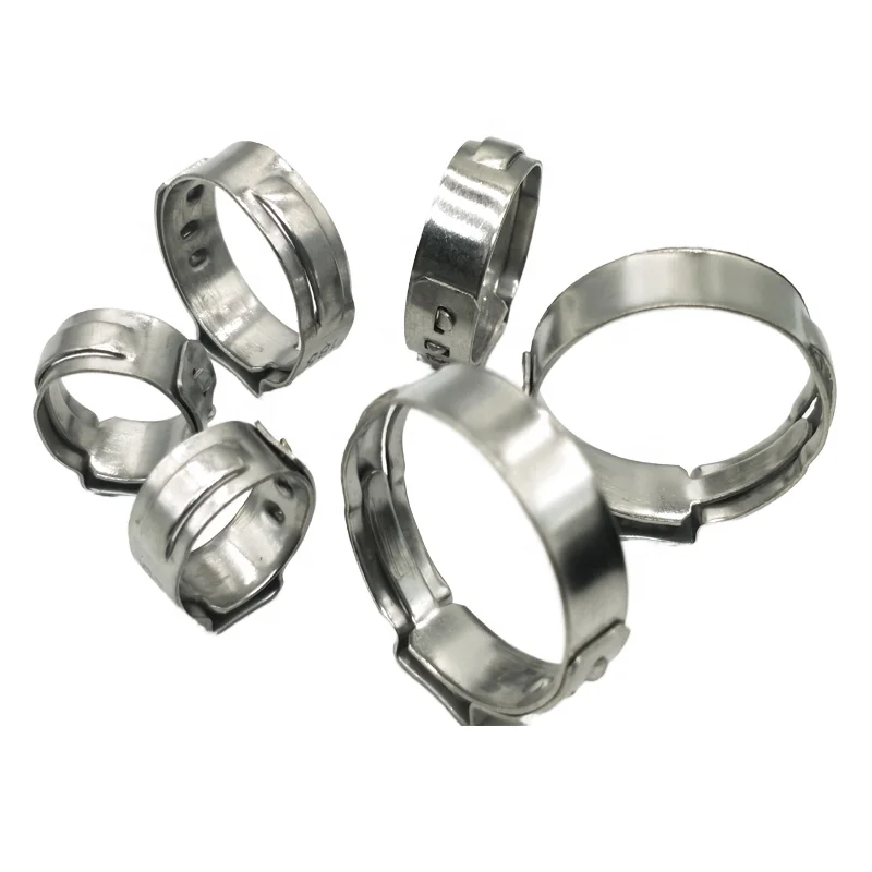 Зажим для одного уха высококачественный бесступенчатый зажим мягкая трубка 304 металлическая застежка из нержавеющей стали