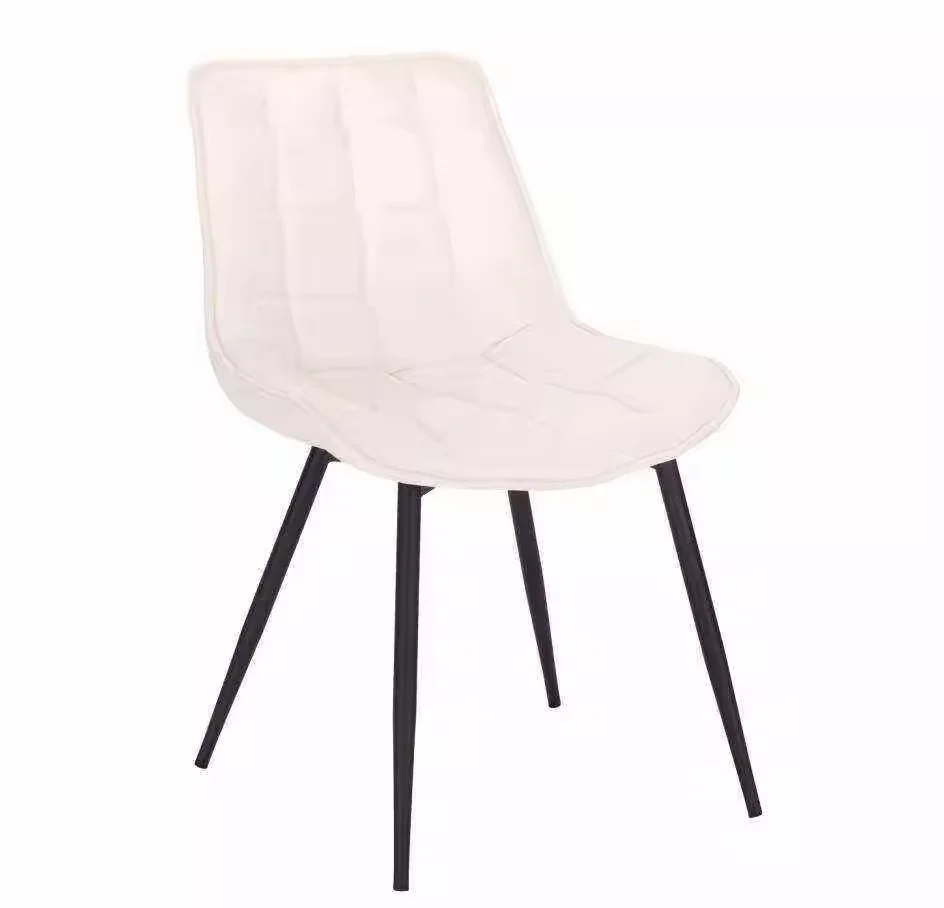Cheap Price Upholstery Restaurant Chair Metal Legs Comfortable Fabric Velvet Dining Chair