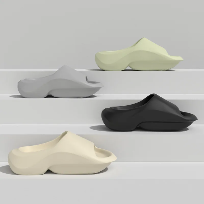 2022 Wholesale Trendy Couple Shoes Indoor Thick Bottom Non-Slip Unisex Sandals Eva Slippers