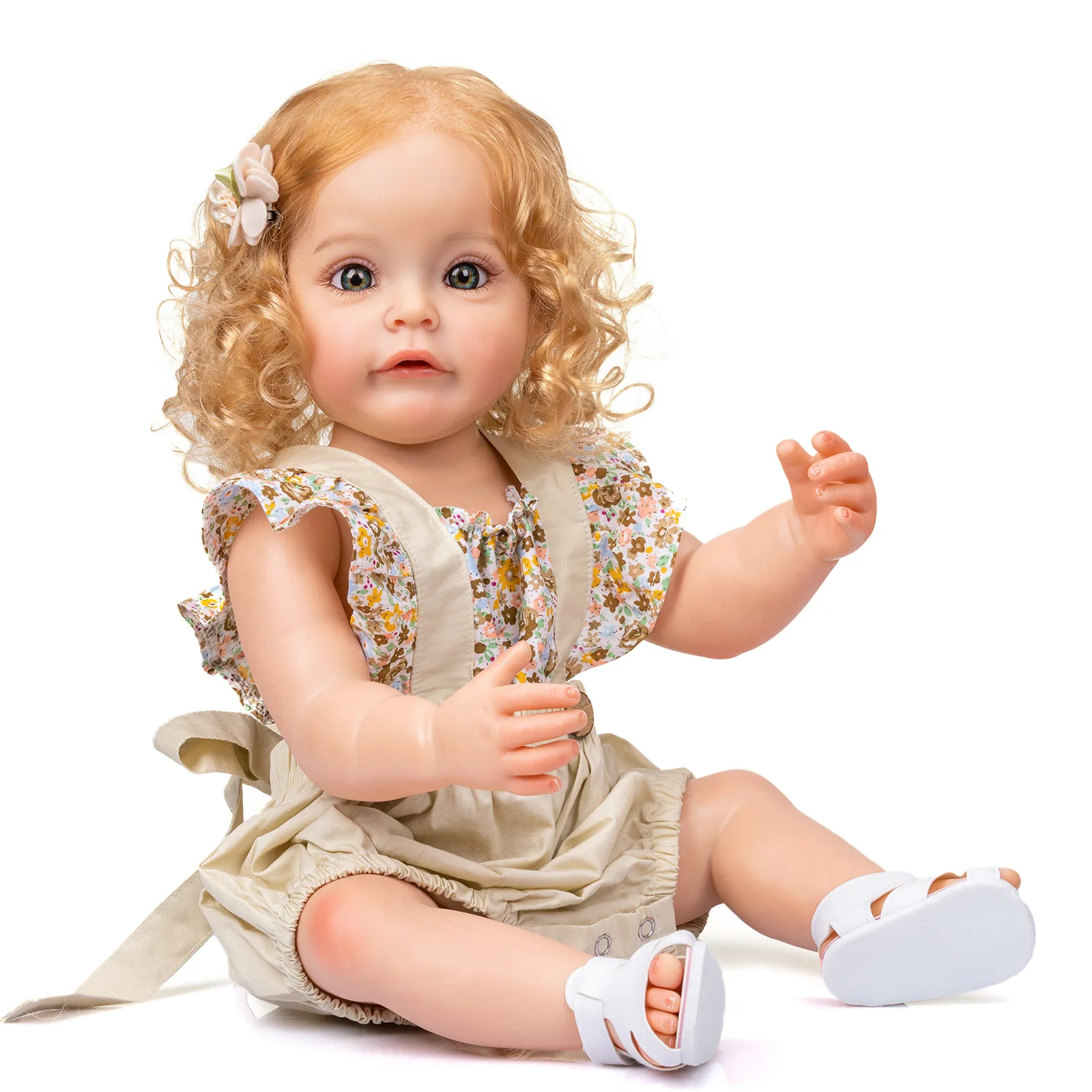 Npk Hot Selling Cheap Custom 55cm Handmade Full Body Silicone Reborn Dolls For Girls Princess