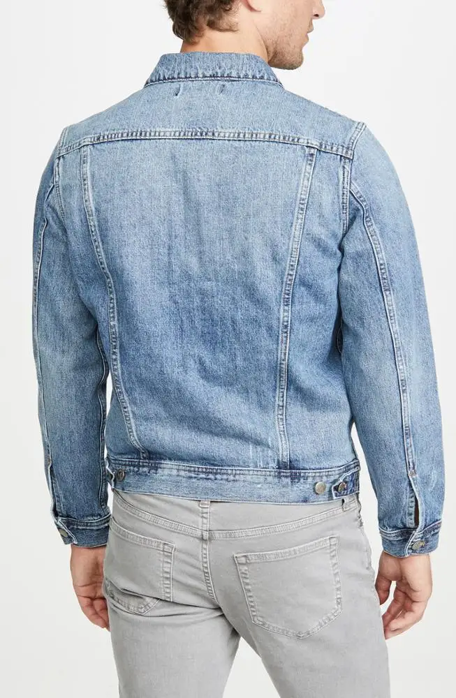 Wholesale denim jackets Classic denim jacket for men