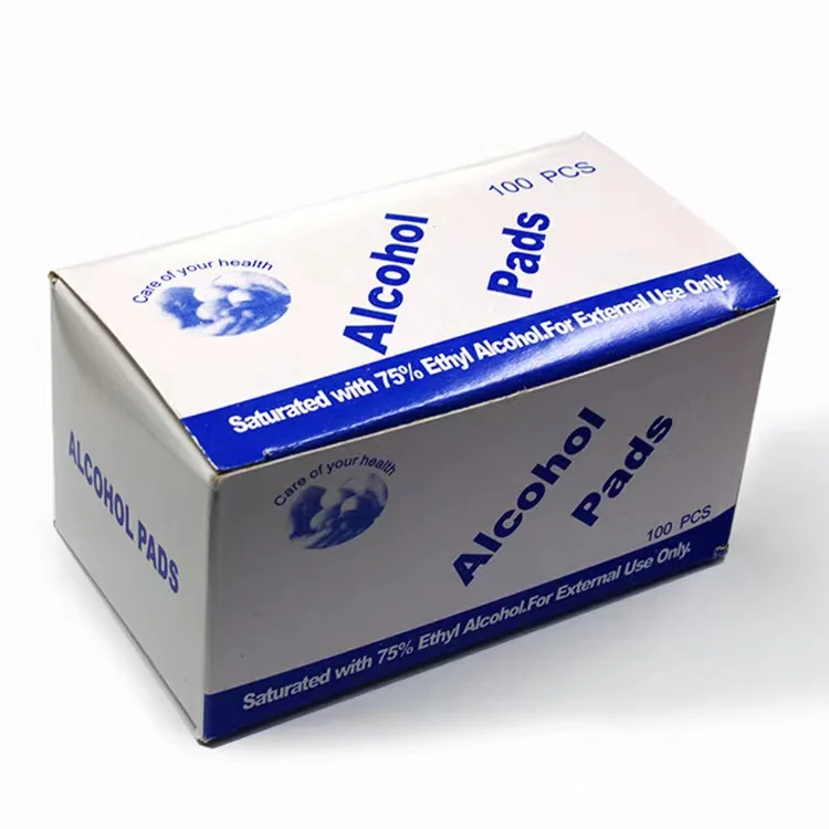 Sterilized Alcohol Prep Pads, Box of 100