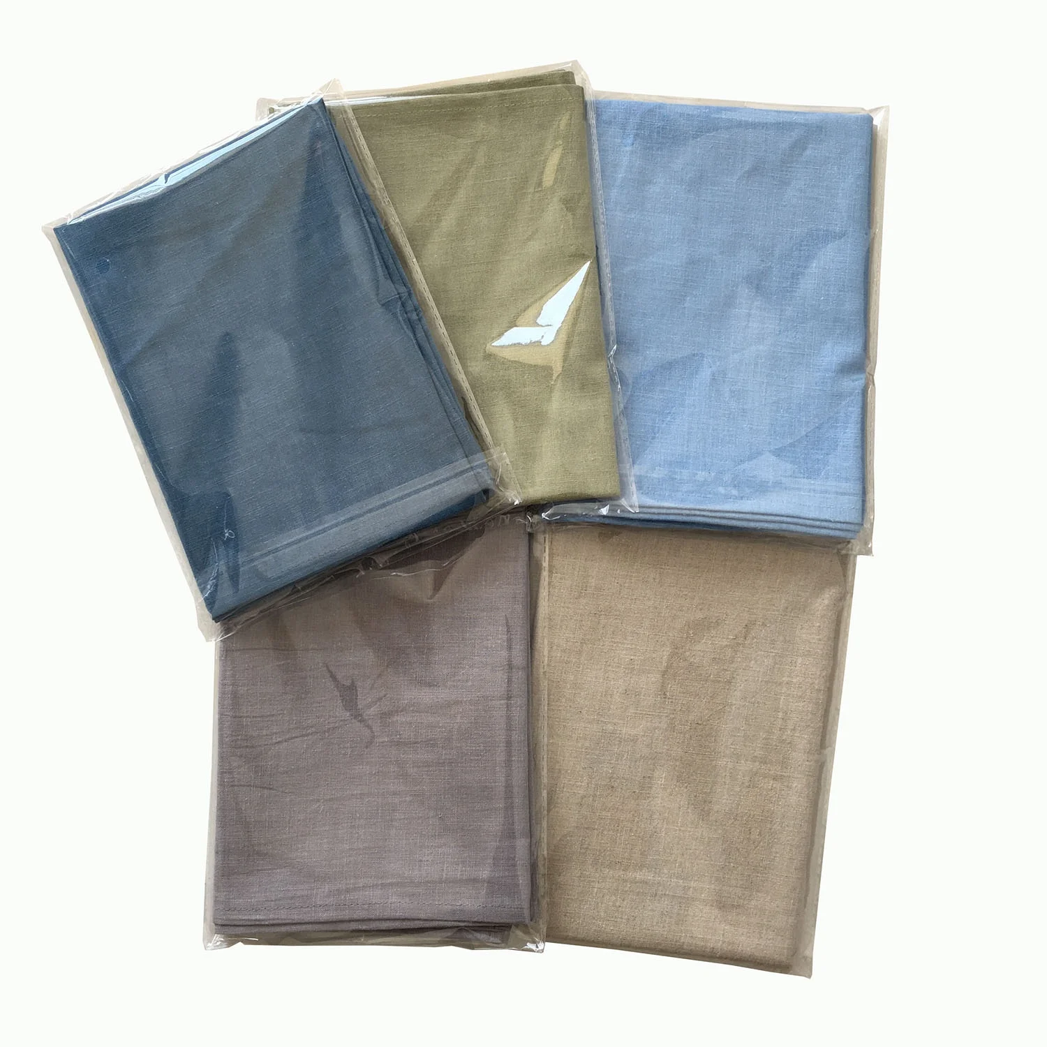 DUOLAI  Wholesale Custom Solid Pure French Linen Hemp Insulated Placemats Tea Towel Cloth Napkins Dish Towels For Kitchen