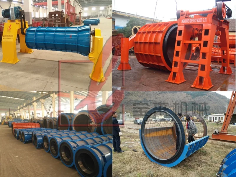 Sells various models of membrane for making concrete pipes