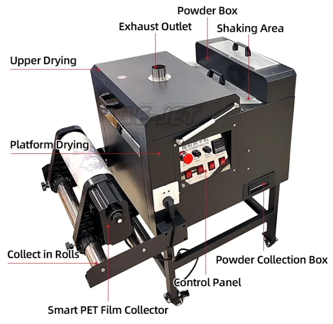 All in One DTF printer A3 60cm PET Film Printer DTF Printer Machine For T-shirt