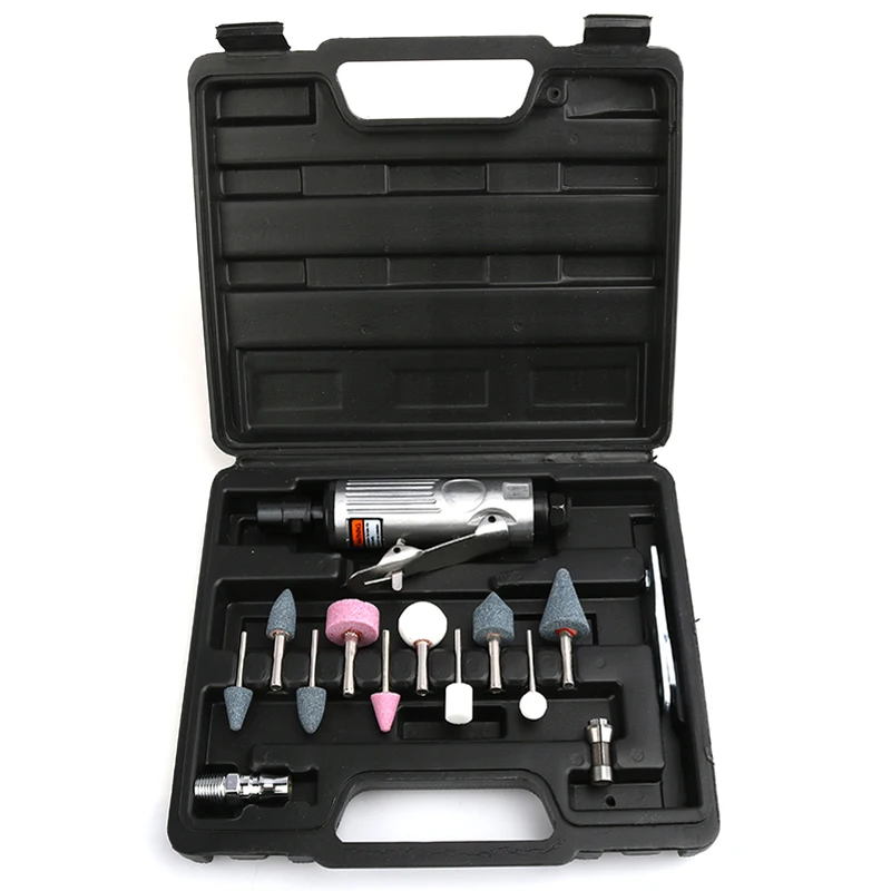 16 шт. 1/4 дюйма Пневматический воздушный шлифовательная резка шлифовальный комплект полировка инструменты для гравировки 90PSI Профессиональный слесарный инструмент