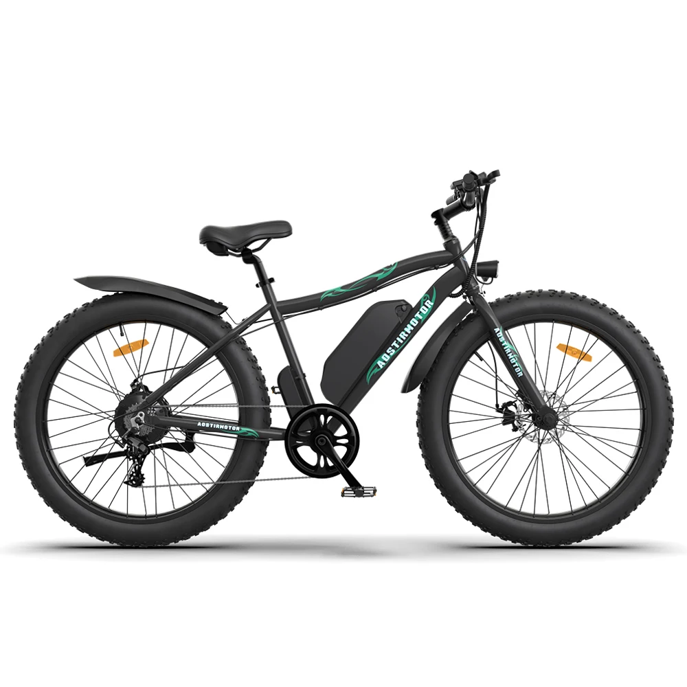 Quality waterproof lightweight 26 inch 36v 500w electric fat tire bike