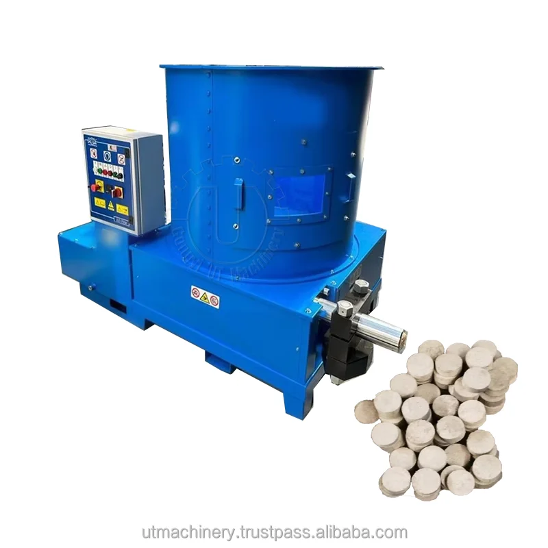 New Hydraulic Piston Press Sawdust & Rice Husk Briquette Machines for Industrial & Farm Use with Core Engine Components