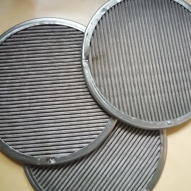 
Customized Multi Layer Round Sintered Stainless Steel Wire Mesh Filter Disc Screen 