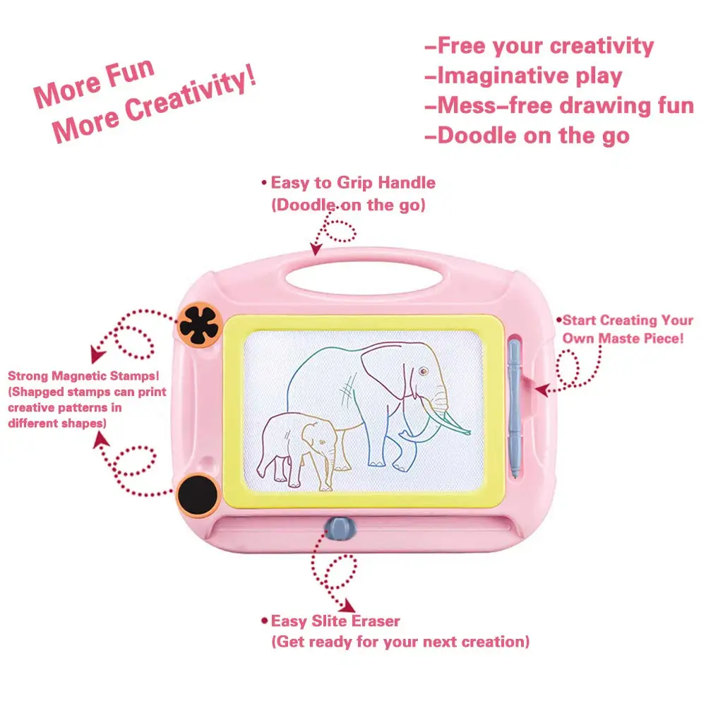 Children educational Magnetic Drawing Board Toy Plastic Learning Art Painting Desk Table Toy Erasable Drawing Board for kids
