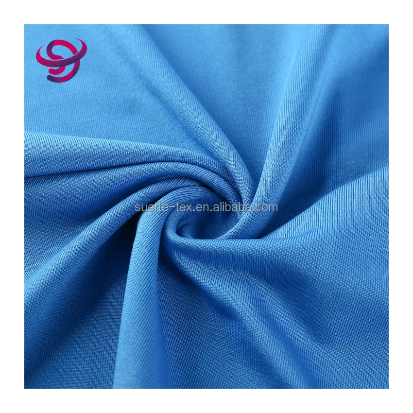In stock good quality knitted spandex rayon OE  95% rayon 5% spandex plain dyed fabric