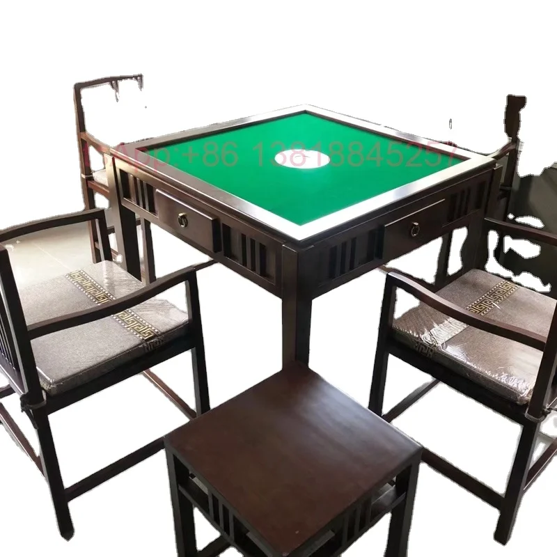 High quanility Environmental protection automatique wooden mahjong table