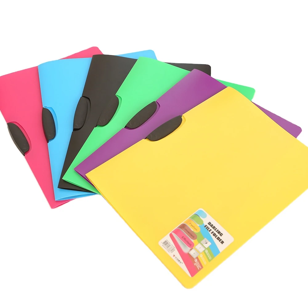 Office Stationery supplier thickened  pp material report file folder