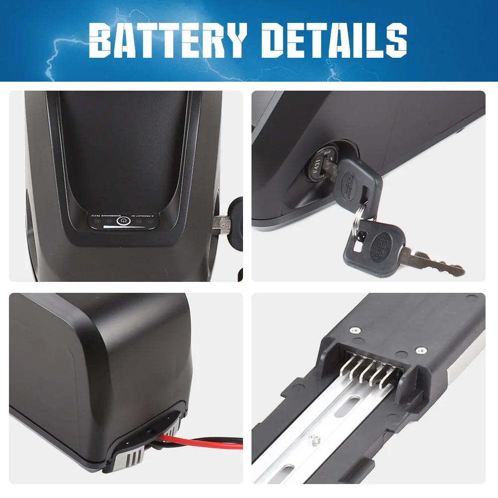 Hot selling 36V 48V hailong rechargeable electric bicycle lithium battery with charger with MSDS UN38.3 certification