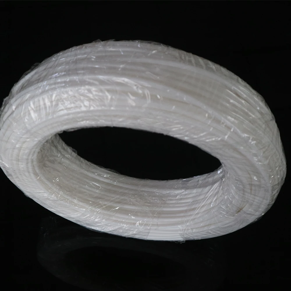 Cream white  8mm Plastic side light optic fiber light