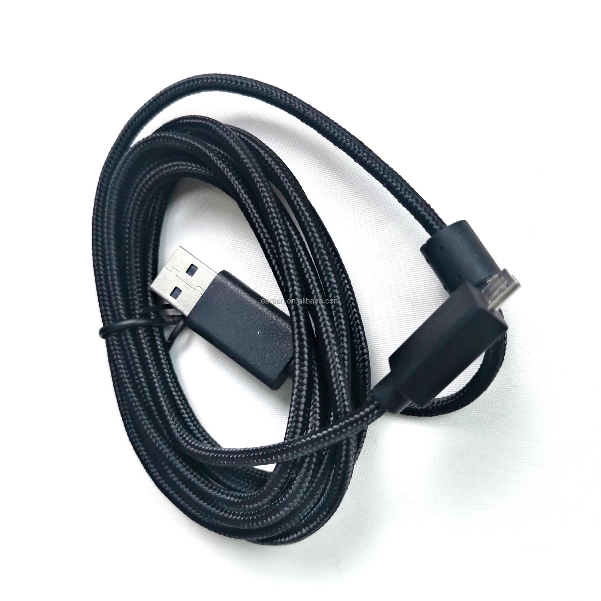 Free Shipping USB Audio Nylon Cable for Logitech G633 G933 G633s G933s Headphones