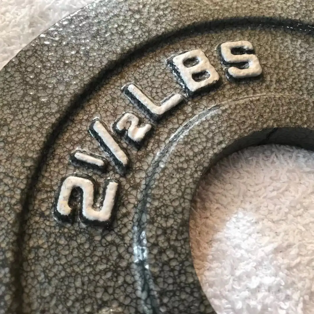 Gym Standard Weight Lifting Cast Iron Plate Barbell Iron Counterweight Plate