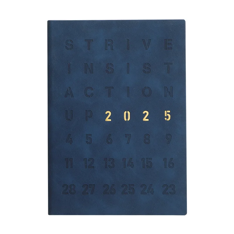 year wood notebook printing daily custom kraft paper notebook journal planner book 2025 planner printing daily planner 2025