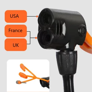 Factory direct sale Portable Aluminum Foot Pumps with Pressure Gauge bike Inflator Bike Pump