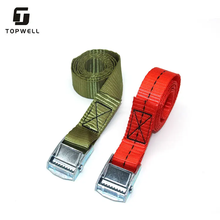 1 inch Cam Buckle Strap Fastening Webbing Tie Down Cargo Lashing Belt