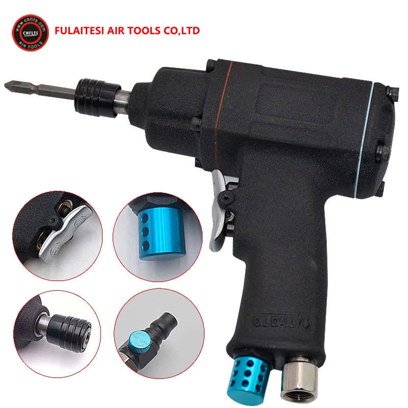 Factory direct sales 5HA 8H 10H Gun Type Industrial Reversible Air Impact Screwdriver Pneumatic Screwdriver