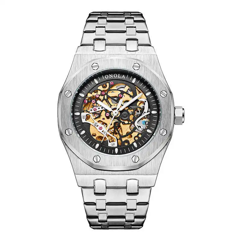 2021 Brand Designer Swiss Tourbillon Movement Wristwatches Relojes For Mens 18K Gold Plated Automatic Mechanical Clock Watches