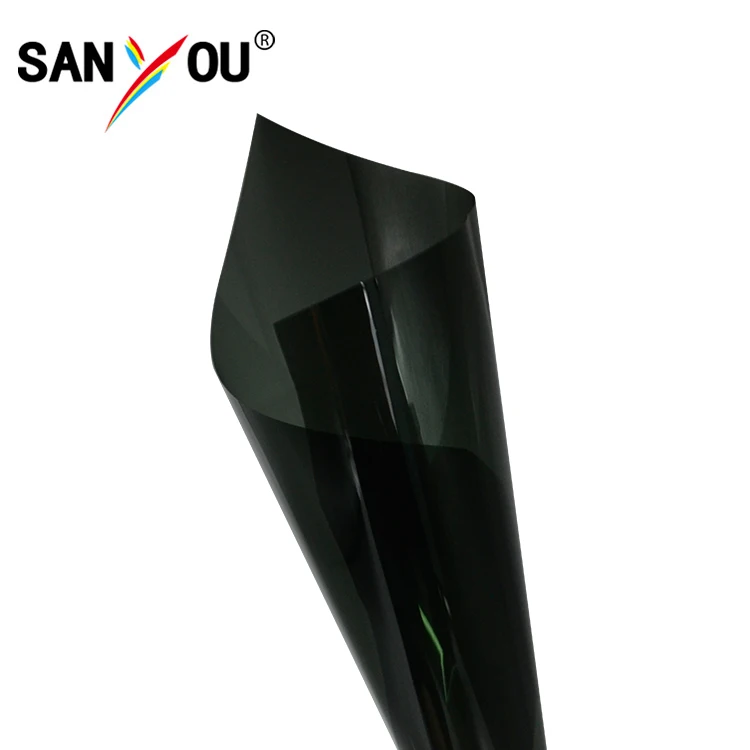 Car window tint film Nano ceramic IR 99% heat rejection UV blocker Dark Black