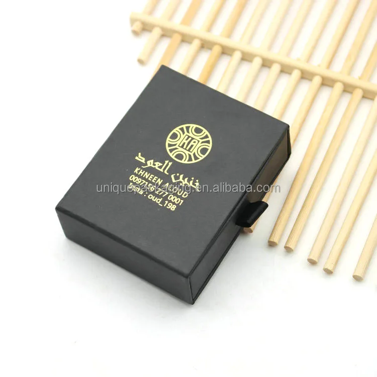 Custom Logo luxury Arabian Oud Oil Perfume Bottle Packaging Box For Oud