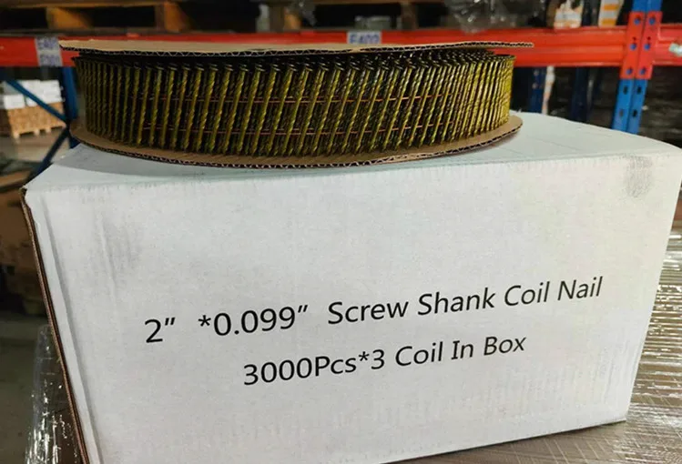 High Quality Machine Grade Big Roll Jumbo Screw Coil Nails