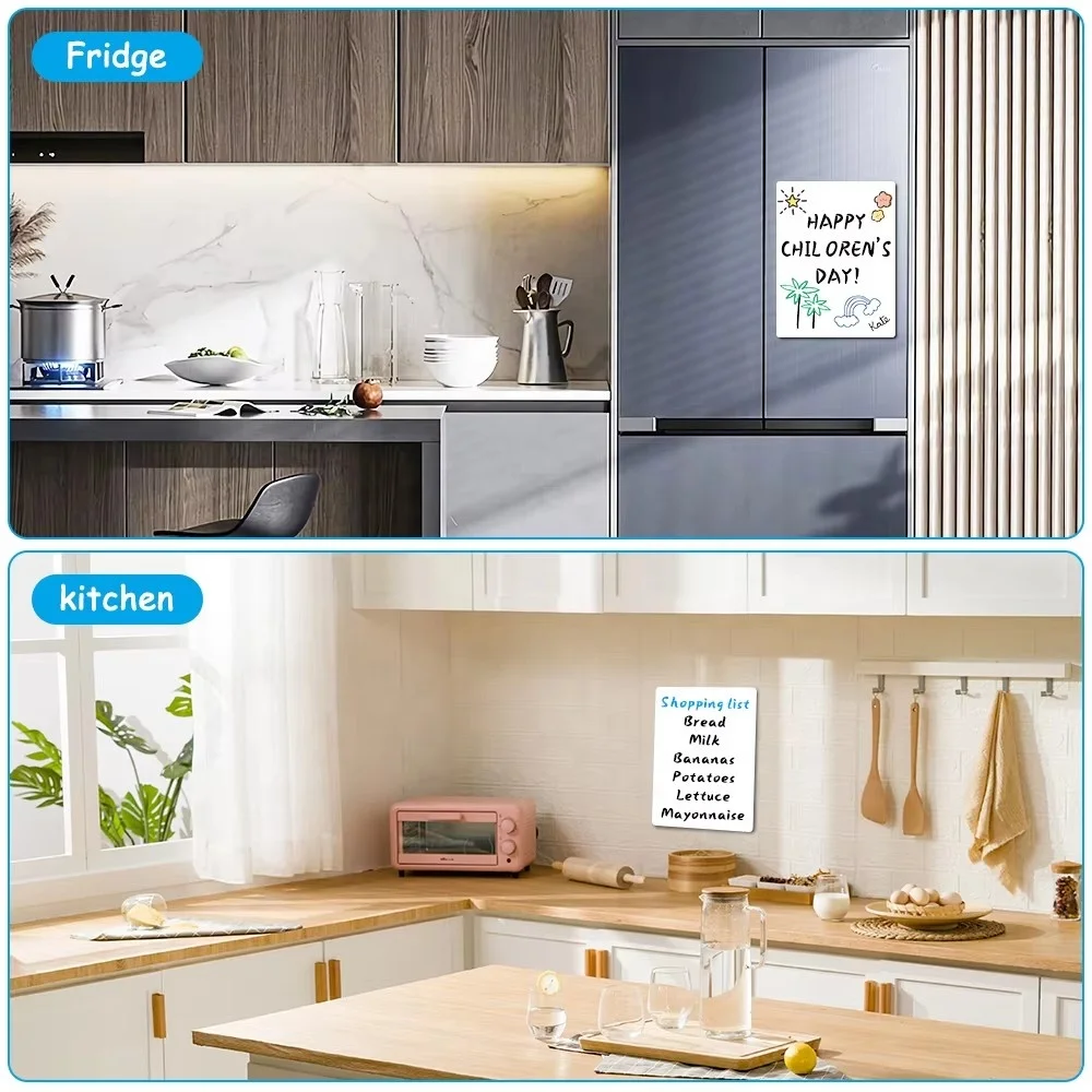 Sticky Dry Erase Whiteboard Paper Super Sticky Easel Pads Self adhesive WhiteBoard Sticker for Wall Reusable Memo Pad