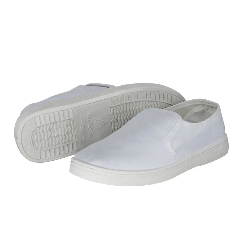 H-3508 Cleanroom PU sole dust free shoe esd antistatic work shoes