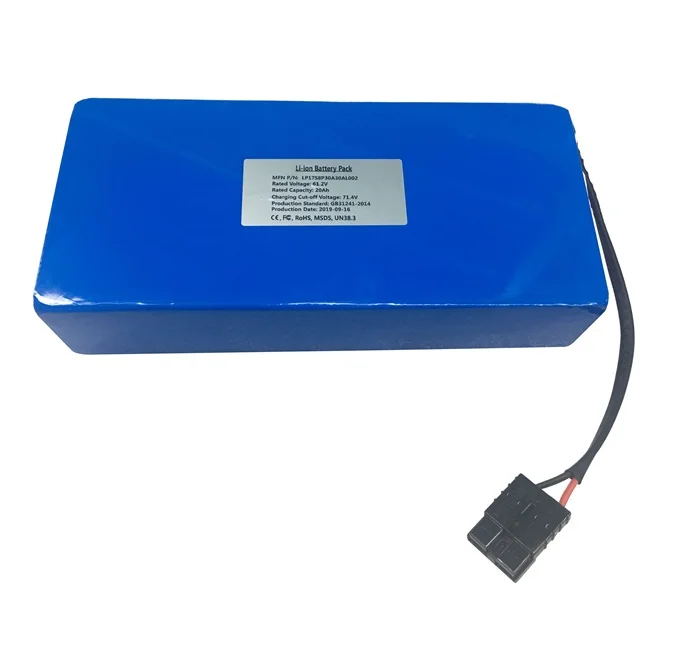 LiTech Power 17S8P 1200Wh 20Ah 60V Li-ion Battery Pack Old Man Low Speed Car battery Escooter battery
