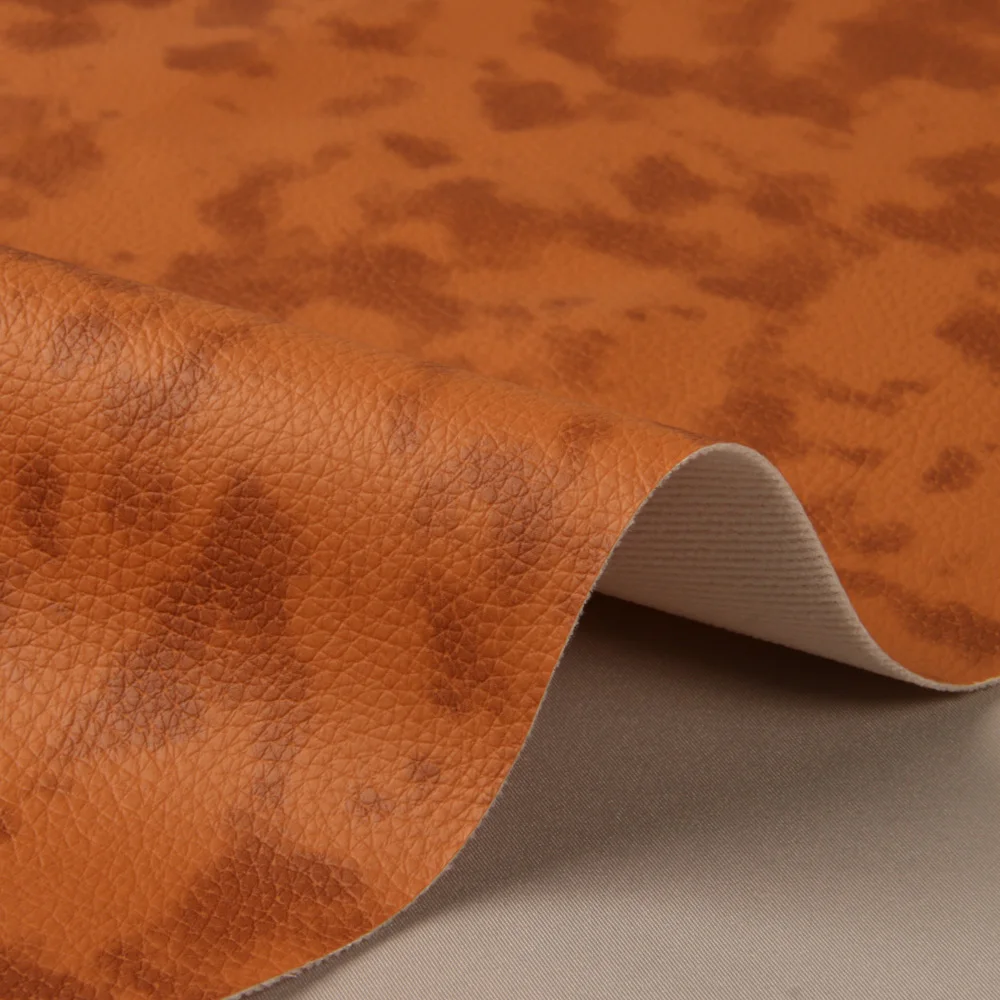 Oem Low Price Faux Leather Fabric Sheets Vintage Artificial Leather For Bags Shoes