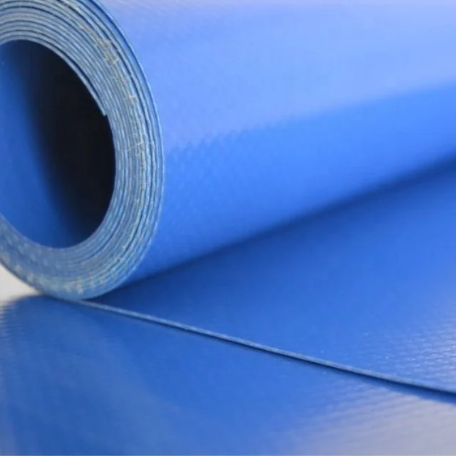 Blue 550d waterproof tarpaulin pallet cover