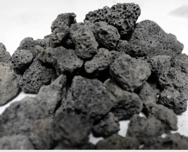 Hot selling landscape pebble stone black lava stone pebble