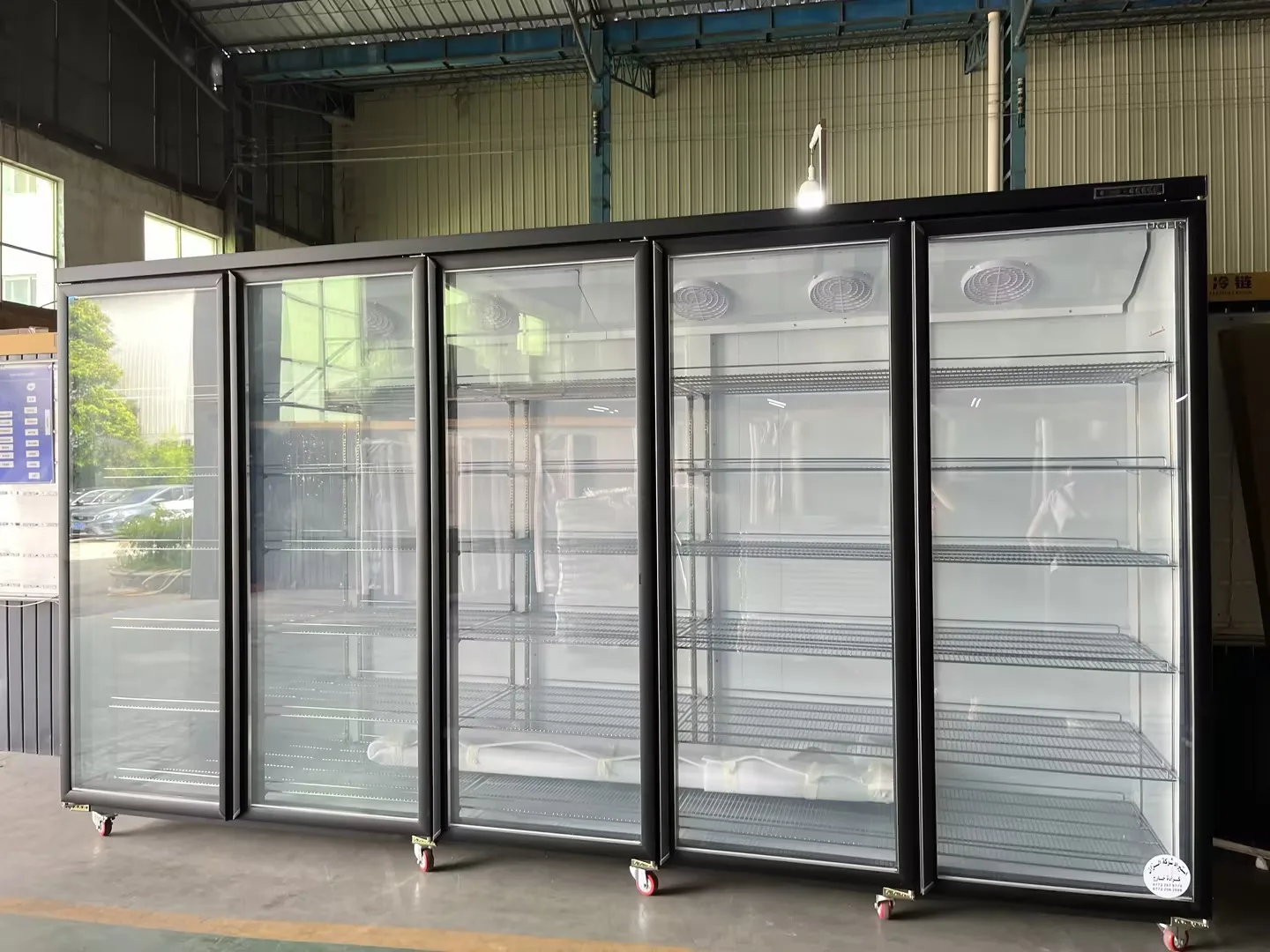 Hot Wholesale Upright Freezer Commercial Glass Door Display Freezer Guangdong Refrigerator Freezer