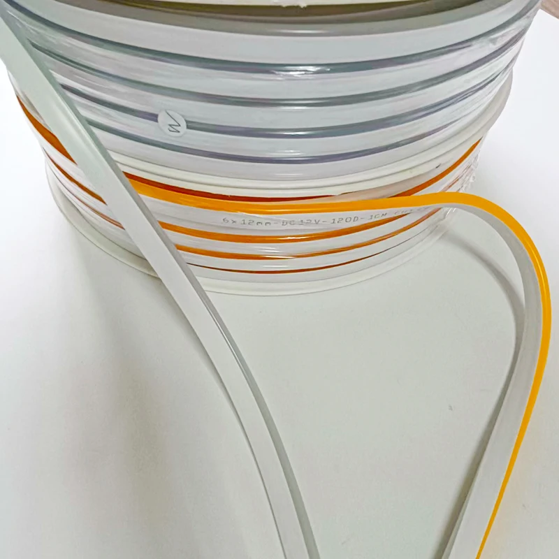 Economical Cuttable 1cm LED Neon Flexible Strip Blue Yellow Orange Colorful Emitting IP67 Garden Bedroom Landscape Custom Copper