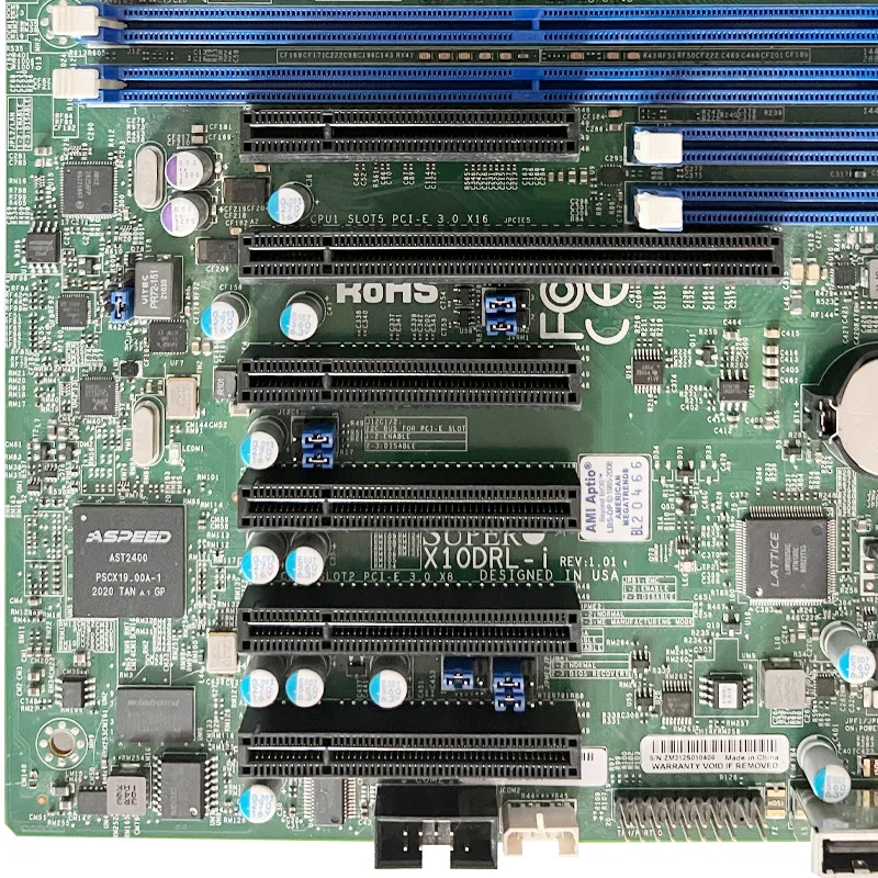 Server Motherboard MBD-X10DRL-I-B X10DRL-I LGA2011 E5-2600v3 C612 DDR4 PCI-Express SATA ATX