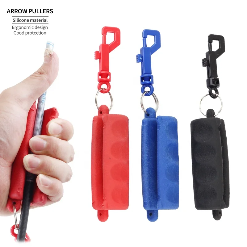 Съемник для стрел из карбона Рекурсивный инструмент снятия лука и стрелы резиновый Зажим ремня захват стрельбы