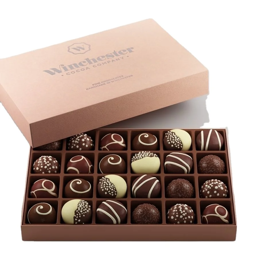 Ebur Handmade custom paper box cardboard gift box chocolate luxury chocolate packaging boxes