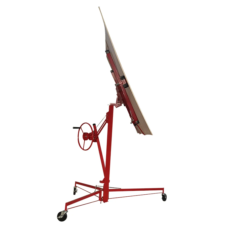 Factory Direct Supply Adjustable Lift Drive Drywall Board Lift Hoist Machine 11 FT Drywall Panel Hoist Jack Tool