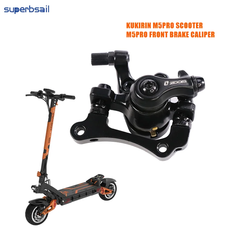 Superbsail Front Disc Brake Caliper For Kugoo Kukrin M5 Pro Electric Scooter KickScooter Caliper Brake Disc Braking Accessories