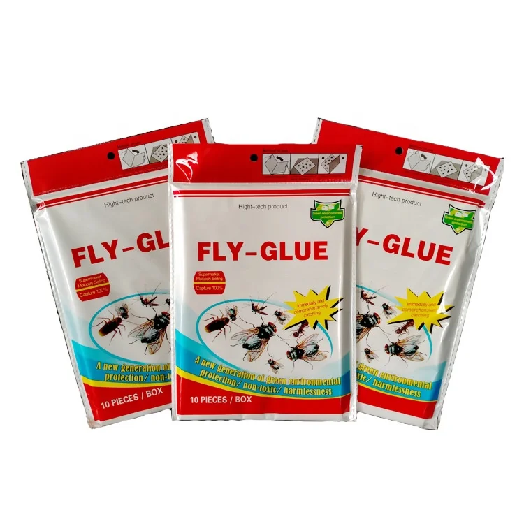 Factory directly offer Sticky fly trap strong glue adhesion Catch flies quickly Fly sticker From China supplier