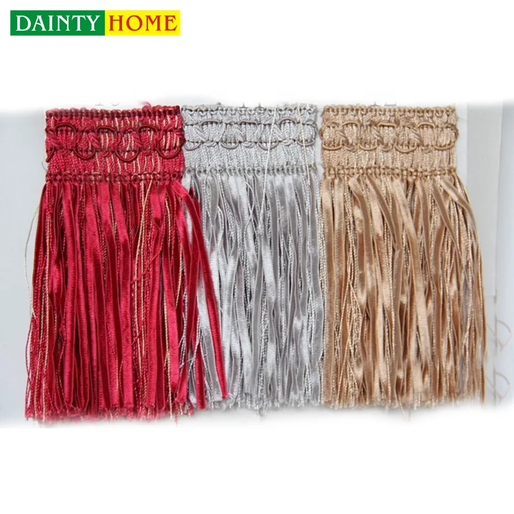 Factory sofa decorative fabric weaving curtain accessories