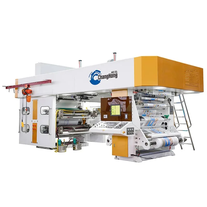 Автоматическая Высокоскоростная Печатная Машина Ci Flexo 4 цветной флексографический принтер для пластиковой пленки
