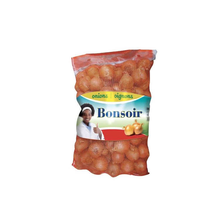 HIGH QUALITY Factory Directly Sale 40 FT 1160 BAGS BONSOIR FRESH ONIONS BRAND PRODUCED IN EUROPEAN