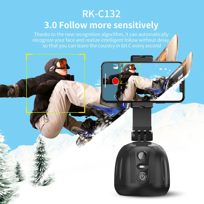 Intelligent Tracking Robot Automatic Face Flexible Tracking Mobile Phone Holder