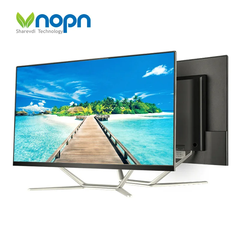 Экономичный игровой ПК i3/i5/i7/i9 CPU, 23,8 дюйма, Французская клавиатура, мышь, все в одном, настольный компьютер для школьных заявок