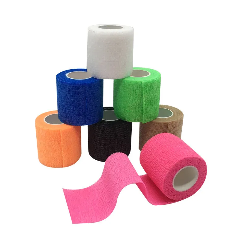 Нетканая Спортивная самоклеящаяся цветная защитная лента